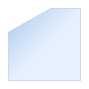 Glass Pentagon Right