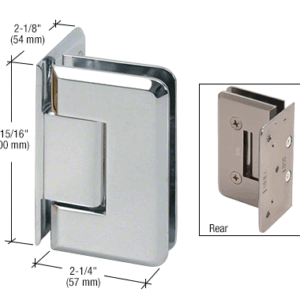 Cologne Offset Wall Mount - Polished Chrome