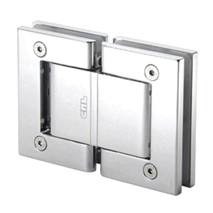 Hydraulic Glass to Glass - Hold Open - Polished Chrome