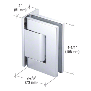 Hydraulic Offset Wall Mount - No Hold Open - Polished Chrome