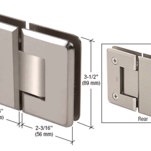 Pinnacle Glass to Glass - Brushed Nickel