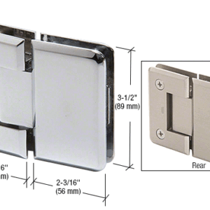 Pinnacle Glass to Glass - Polished Chrome
