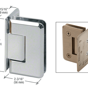 Pinnacle Offset Wall Mount - Polished Chrome