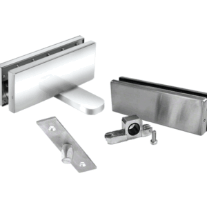 Top and bottom patch set - No Hold Open - Polished Steel