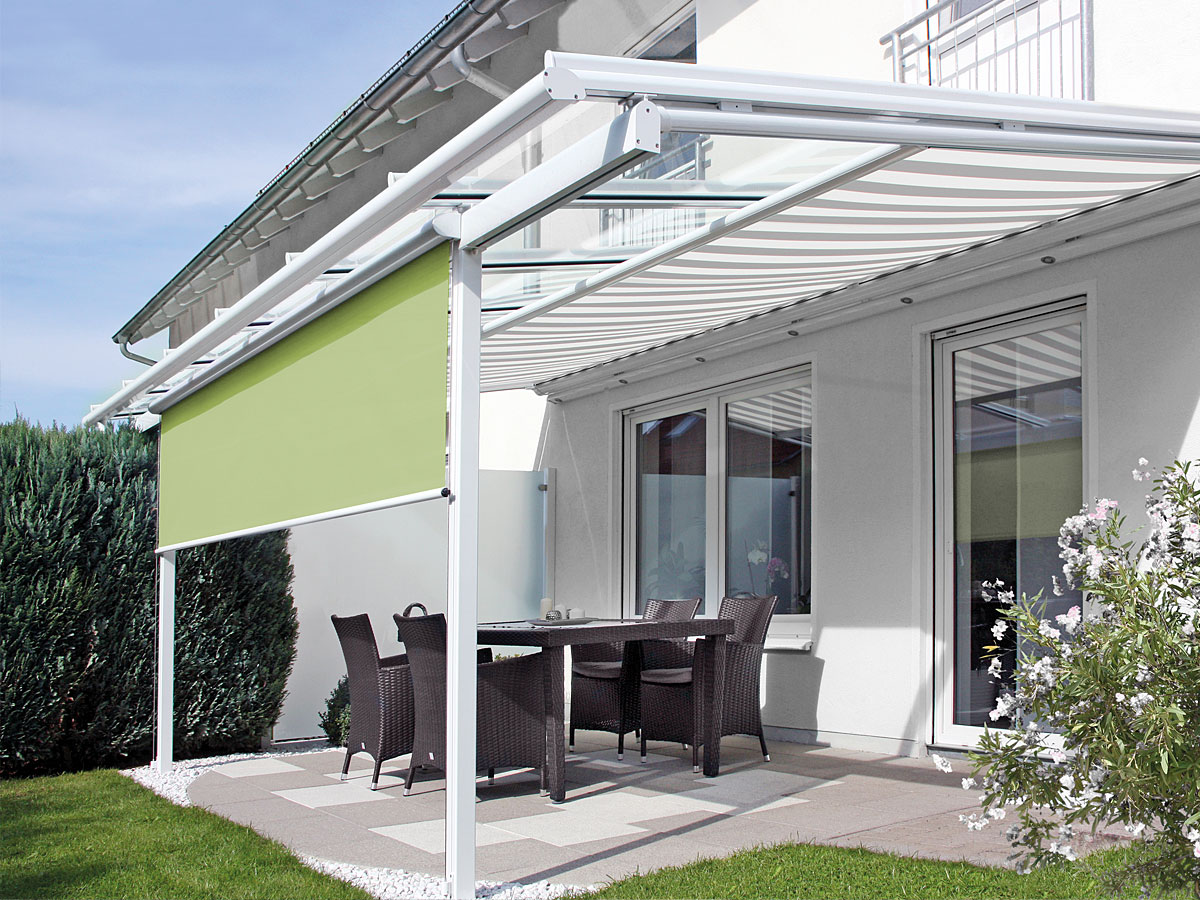 CRL Glass Rooms - Vertical Awnings and Blinds